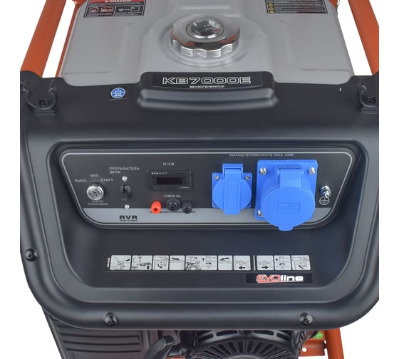 Генератор бензиновый Evoline KB 7000 E (произведено Zongshen) 1T90DF703EVO