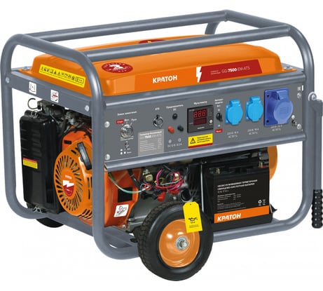 Бензиновый генератор КРАТОН GG-7500-EM-ATS 3 08 01 045