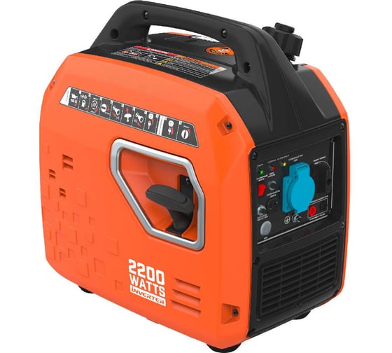 Генератор бензиновый инверторный Evoline BQH 2200 E (произведено Zongshen) 1T90DFQ23EVO