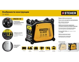 Steher 3500 Вт GI-4000 — фото 16