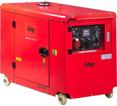 Дизельная электростанция FUBAG в шумозащитном кожухе с электростартером и коннектором автоматики DS 8000 DAC ES, 431745