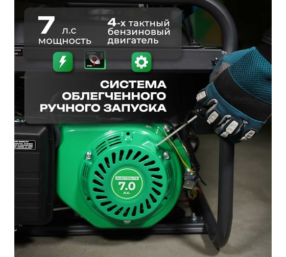 Генератор бензиновый Electrolite EL-999 PRO 6851