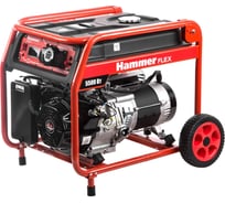 Бензоэлектростанция Hammer Flex GN6000T 5.5КВт 220В 50Гц бак 30л непр.9ч 522792