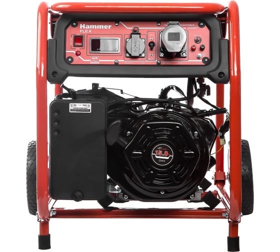 Бензоэлектростанция Hammer Flex GN6000T 5.5КВт 220В 50Гц бак 30л непр.9ч 522792
