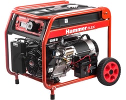 Hammer Flex GN7000ET электрозапуск 6КВт 220В 50Гц бак 30л непр.8,5ч — фото