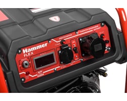 Hammer Flex GN7000ET электрозапуск 6КВт 220В 50Гц бак 30л непр.8,5ч — фото 6