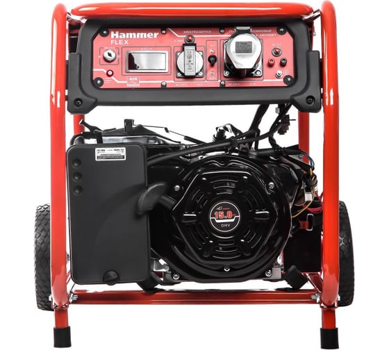 Бензоэлектростанция Hammer Flex GN7000ET электрозапуск 6КВт 220В 50Гц бак 30л непр.8,5ч 522793