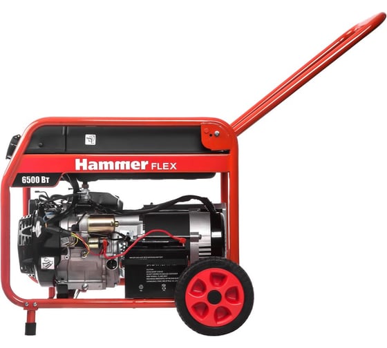 Бензоэлектростанция Hammer Flex GN7000ET электрозапуск 6КВт 220В 50Гц бак 30л непр.8,5ч 522793