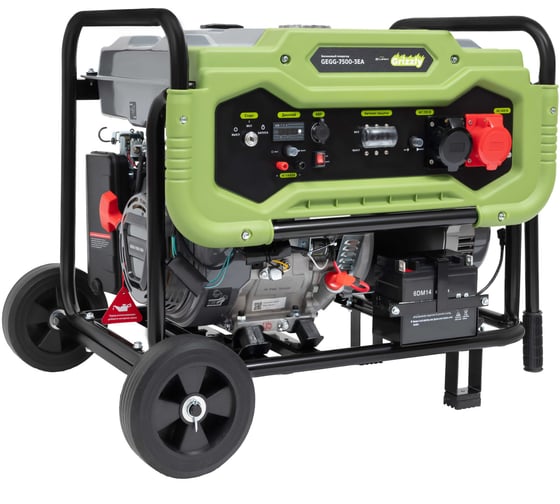 Бензиновый генератор Grizzly GEGG-7500-3EA