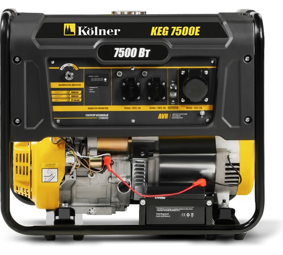 Генератор бензиновый Kolner 7.5 кВт, 230В, 50Гц, KEG 7500E 8040200246
