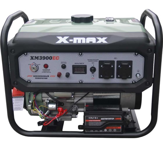 Бензиновый генератор X-MAX 3 кВт, электростартер XM3900EC