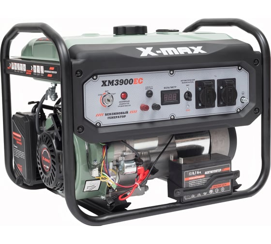 Бензиновый генератор X-MAX 3 кВт, электростартер XM3900EC