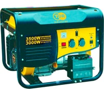 Бензиновый генератор TOR TR3500E 3,0 кВт 220 В, 15л с кнопкой запуска 1187212