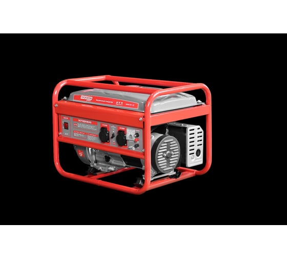 Генератор бензиновый PROKRESSPOWER PG4800X 3.5/3.9 кВт, бак 15л, ручной запуск, пусковой ток 7,0 РБ000035773 1