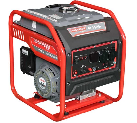 Генератор инверторный PROKRESSPOWER PG3500i (3.3кВт, 7л, 25кг) открытый РБ000035749 1