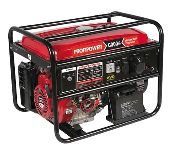 Бензиновый генератор Profipower БГ-6500Э G0005