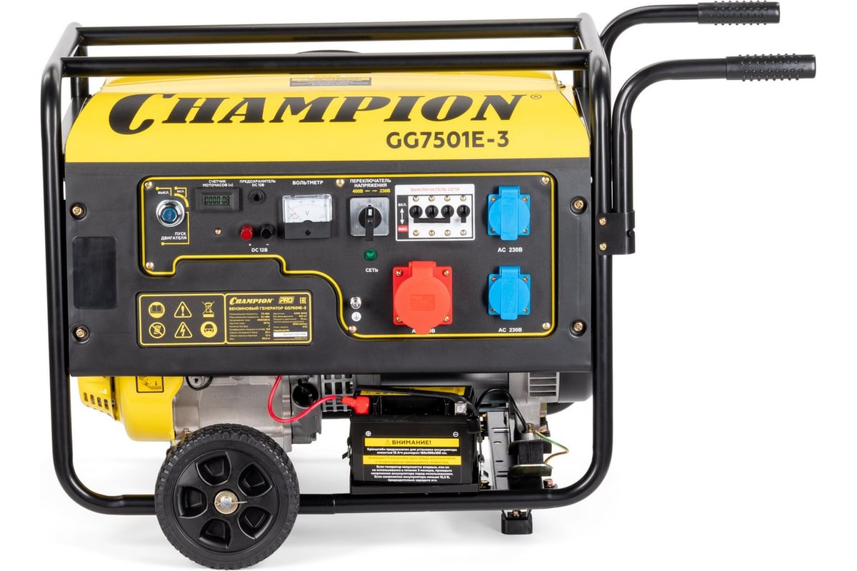 Championg G7501E-3 PRO 400В7,5/8,1кВА 15 лс — фото модели из карточки магазина