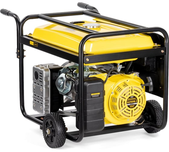 Генератор CHAMPIONG G7501E-3 PRO 400В7,5/8,1кВА 15 лс, 25 л, 230/12В, эл.стартер, счетч.колеса VIGG7501E-3