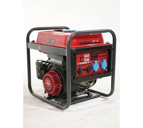 Генератор бензиновый инверторный POWERAC 4.8 кВт, 230В, 50Гц, 4-тактный PR7000ioL-B