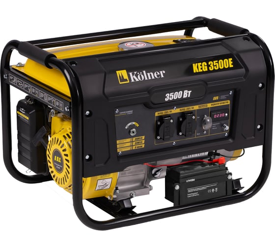 Генератор бенз. Kolner 3500/3200 Вт. 230В, KEG 3500E 8040200256