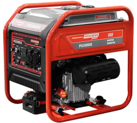 Генератор инверторный PROKRESSPOWER PROKRESS POWER PG5000iE (3,8/4,1кВт, 15л, 27кг, электрозапуск) открытый РБ000035751