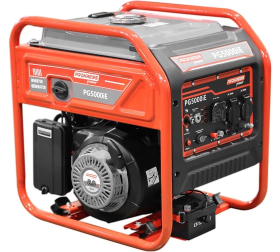 Генератор инверторный PROKRESSPOWER PROKRESS POWER PG5000iE (3,8/4,1кВт, 15л, 27кг, электрозапуск) открытый РБ000035751