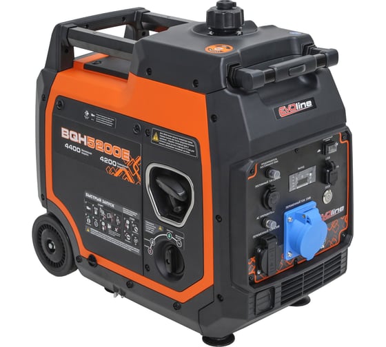 Генератор бензиновый инверторный Evoline BQH 5200 E, произведено Zongshen 1T90DF052EVO