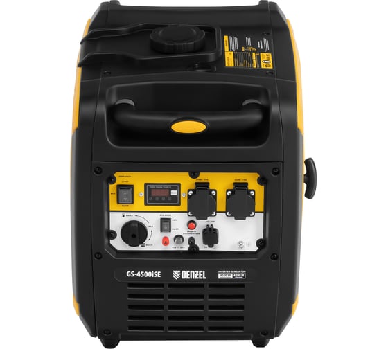 Генератор инверторный Denzel GS-4500iSE, 4,5 кВт, 230 В, закрытый корпус, электростартер 94714