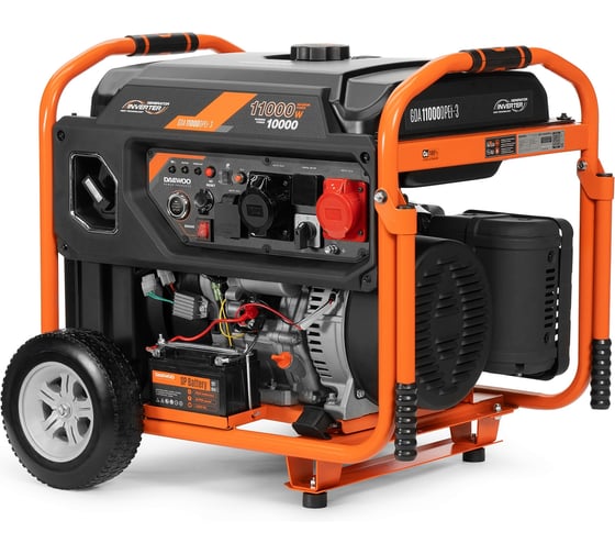 Генератор бензиновый инверторный DAEWOO DUAL POWER 11000DPEi-3 GDA 11000DPEi-3