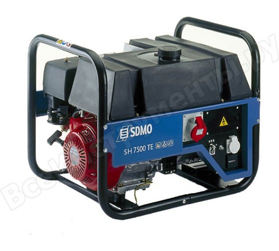 Бензиновый генератор SDMO SH 7500TE авто 1