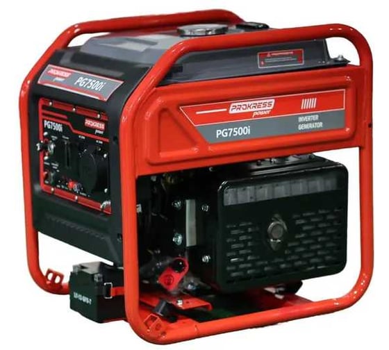 Генератор инверторный, бензиновый PROKRESSPOWER PG7500i, медь (6 кВт, 15 л, 35 кг, электростартер) РБ000035752 1