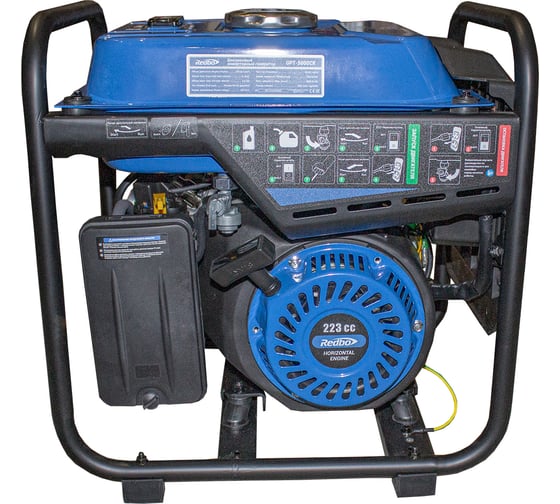 Бензиновый генератор Redbo GPT-5000CK (3.5 кВт./3.8 кВт.,ручной стартер) 39792