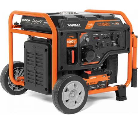 Инверторный бензиновый генератор с электрозапуском Daewoo GDA 6600Ei