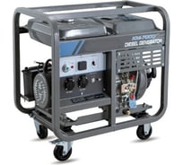 Генератор дизельный TOR KM5000D 5,0 кВт, 220В с электростартером и колесами 1049613
