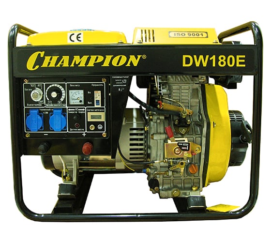 Дизельный сварочный генератор CHAMPION DW 180E
