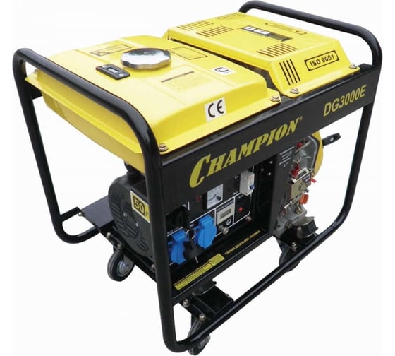 Дизельный генератор CHAMPION DG 3000E 1