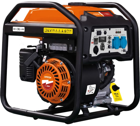Генератор бензиновый Кратон инверторный открытого типа GG-3500i 3,5кВт 3 08 04 029 1