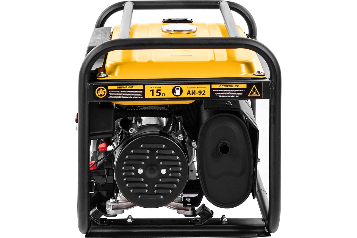 Бензиновый генератор Denzel PS-33E, 3,3 кВт, 230В, 15 л, электростартер ...
