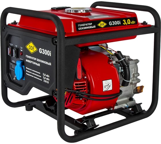 Генератор бензиновый инверторный DDE G300i (1ф, 2,8/3,0 кВт, 7 л.с) 921-619 1