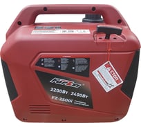 Генератор инверторный FORZ FZ2500i 2,4кВт, 230В, Двигатель 4х тактный, SH150B, Бензин, Ёмкость бака: 6.0л, Ёмкость картера: 0,45л, Ручной стартер, Время работы: 5ч, 66Дб,  Вес: 24,5кг FZ09.04.00.004