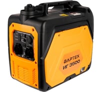 Генератор инверторный бензиновый ВАРТЕХ ИГ 3500, 3,5кВт, бак8,0л, 25кг, руч.старт, 4Т/АИ-92/500г/кВт*ч (1/1) 027716