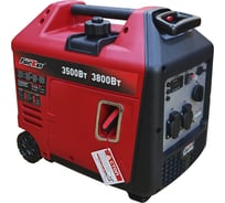 Генератор инверторный FORZA FZ4000i 3,8кВт, 230В, Двигатель 4х тактный, SH160B, Бензин, Ёмкость бака: 6.0л, Ёмкость картера: 0,48л, Ручной стартер, Время работы: 2,5ч, 66Дб, Вес: 28кг FZ09.04.00.006