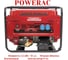 Генератор бензиновый электрический POWERAC, 5,5 кВт, 220 В, 13 л.с., электростартер + аккумулятор PR6500H2E 2
