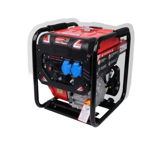 Инверторный бензиновый генератор Profipower ИГ-3500I с ручным запуском (3.0/3.5кBт, 220B, 50Гц, 12B, медная) G0015