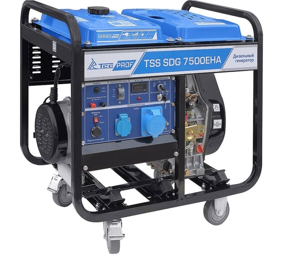 Дизель генератор ТСС SDG 7500EHA 100026
