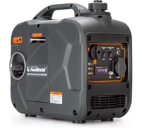 Генератор бензиновый инверторного типа Foxweld GIN 1600 1,3 кВт, закрытый 1555