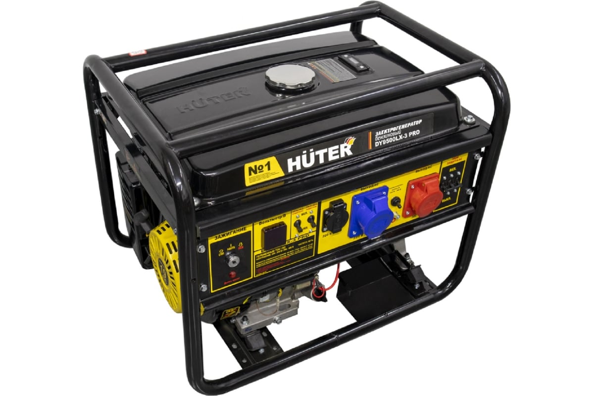 Huter DY9500LX-3 PRO-электростартер 380В/220В — фото модели из карточки магазина