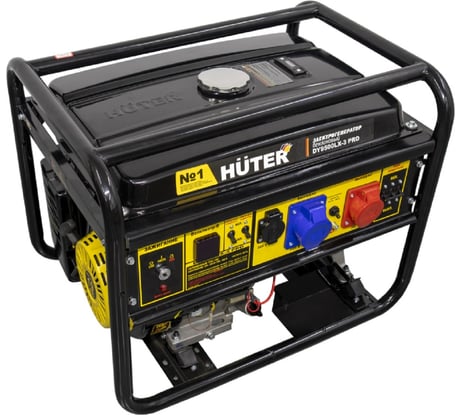 Электрогенератор Huter DY9500LX-3 PRO-электростартер 380В/220В 64/1/77