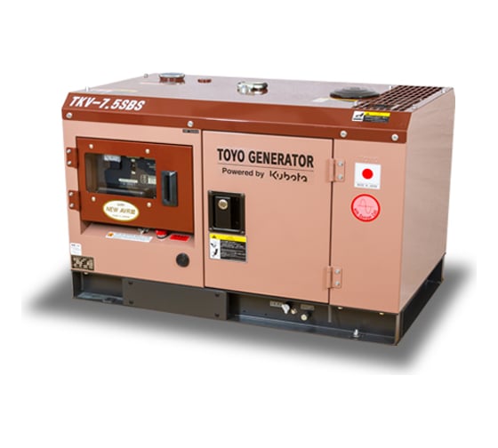 Дизельный генератор Toyo TKV-7.5SBS 00-00002537