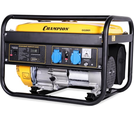 Генератор Champion (2,8/3,0 кВт OHV 7лс 15л 39 кг) GG2801